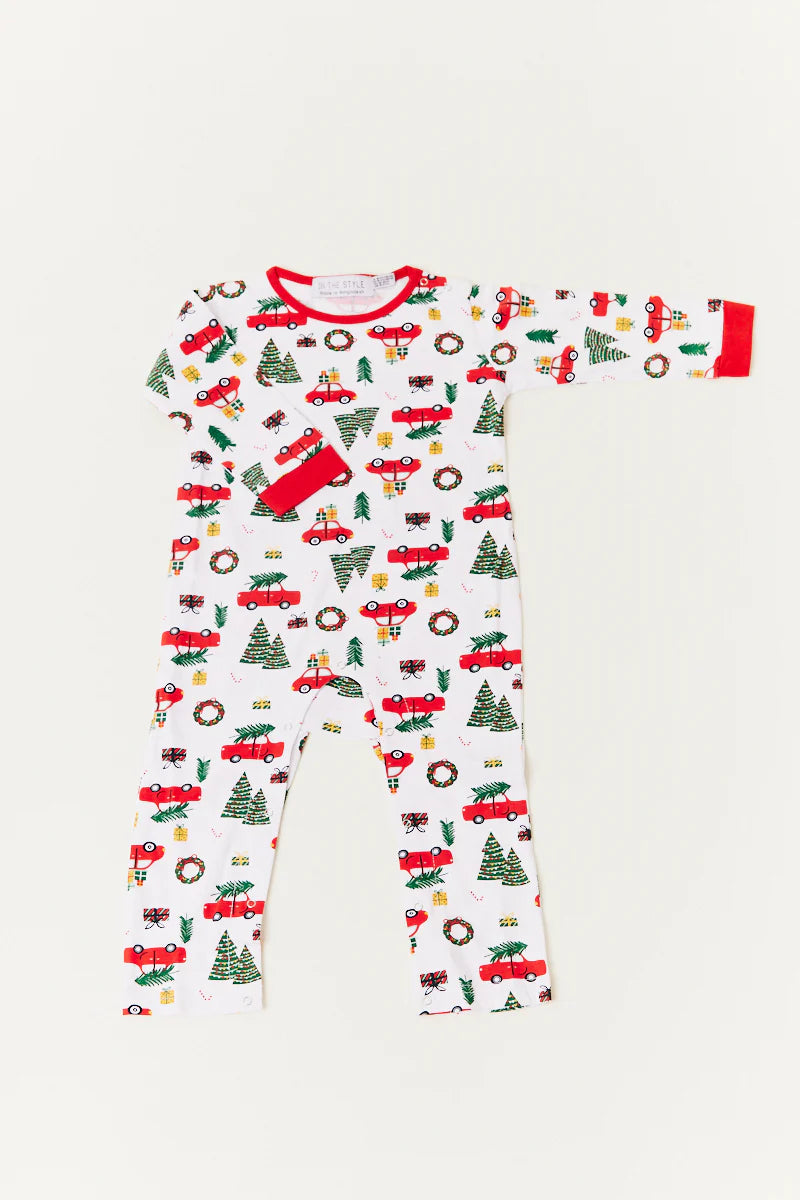 Babies Traditional Print Matching Family Romper