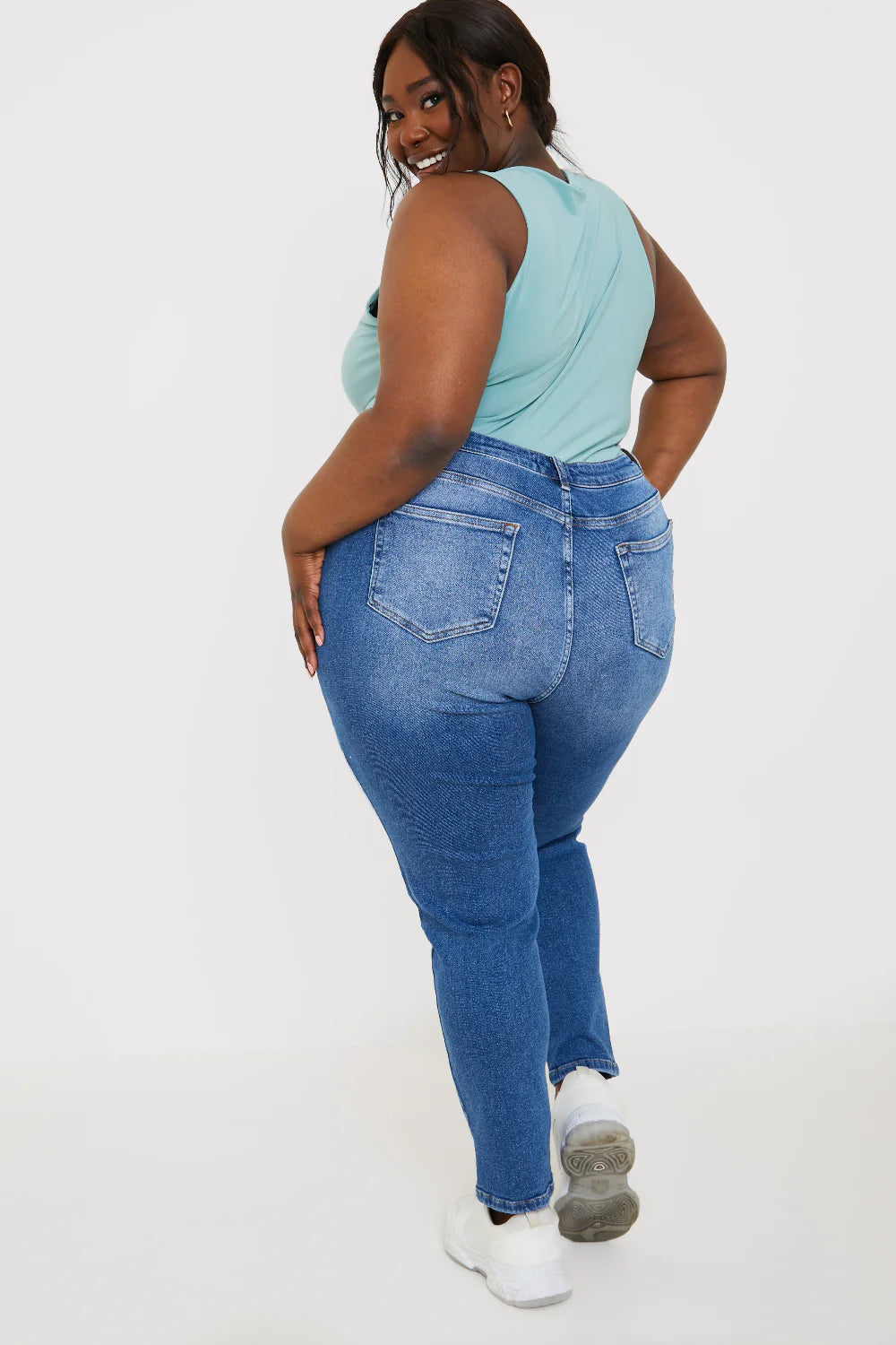 Stretch High Waist Skinny Jeans