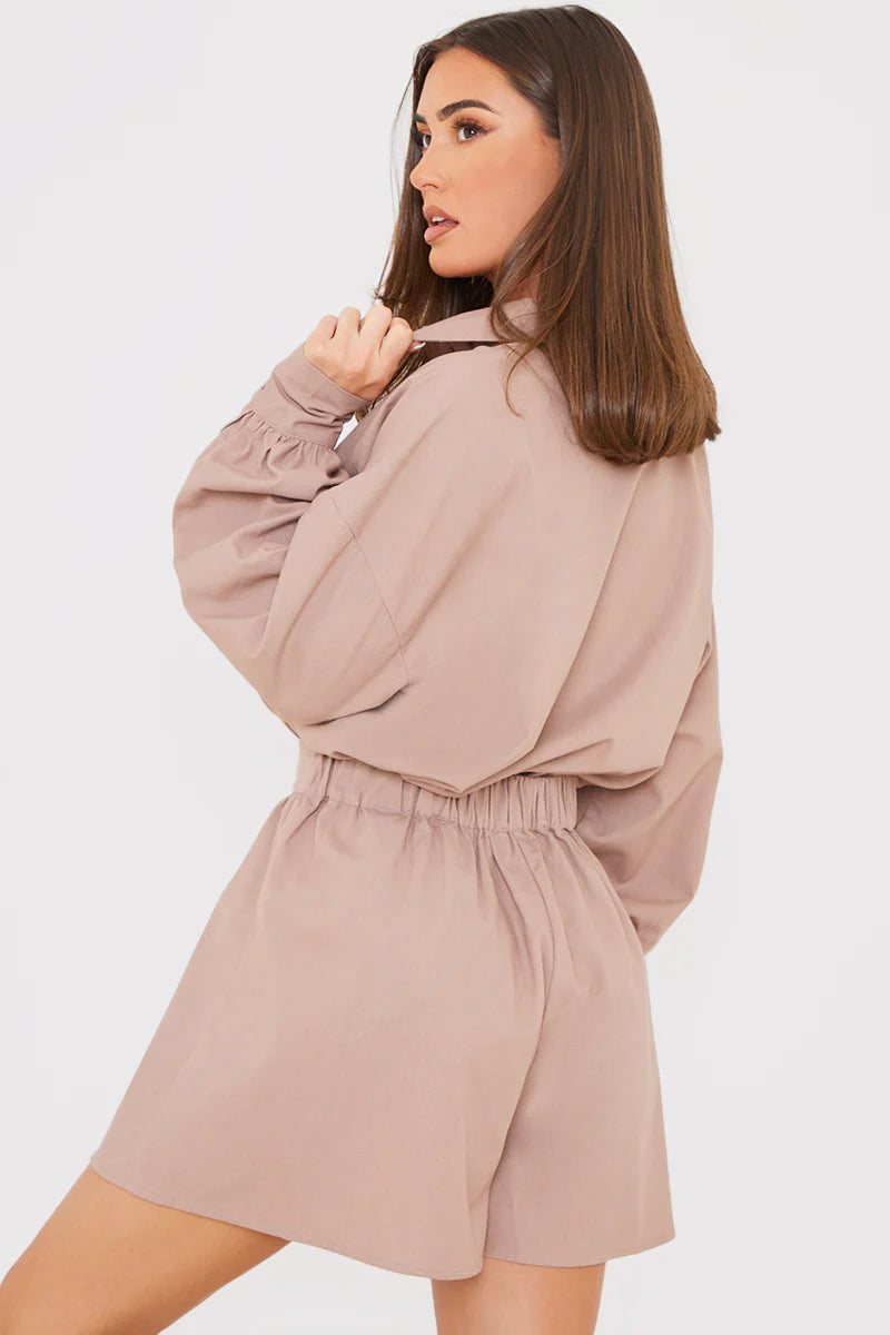 Linen Look Floaty Co-Ord Shorts