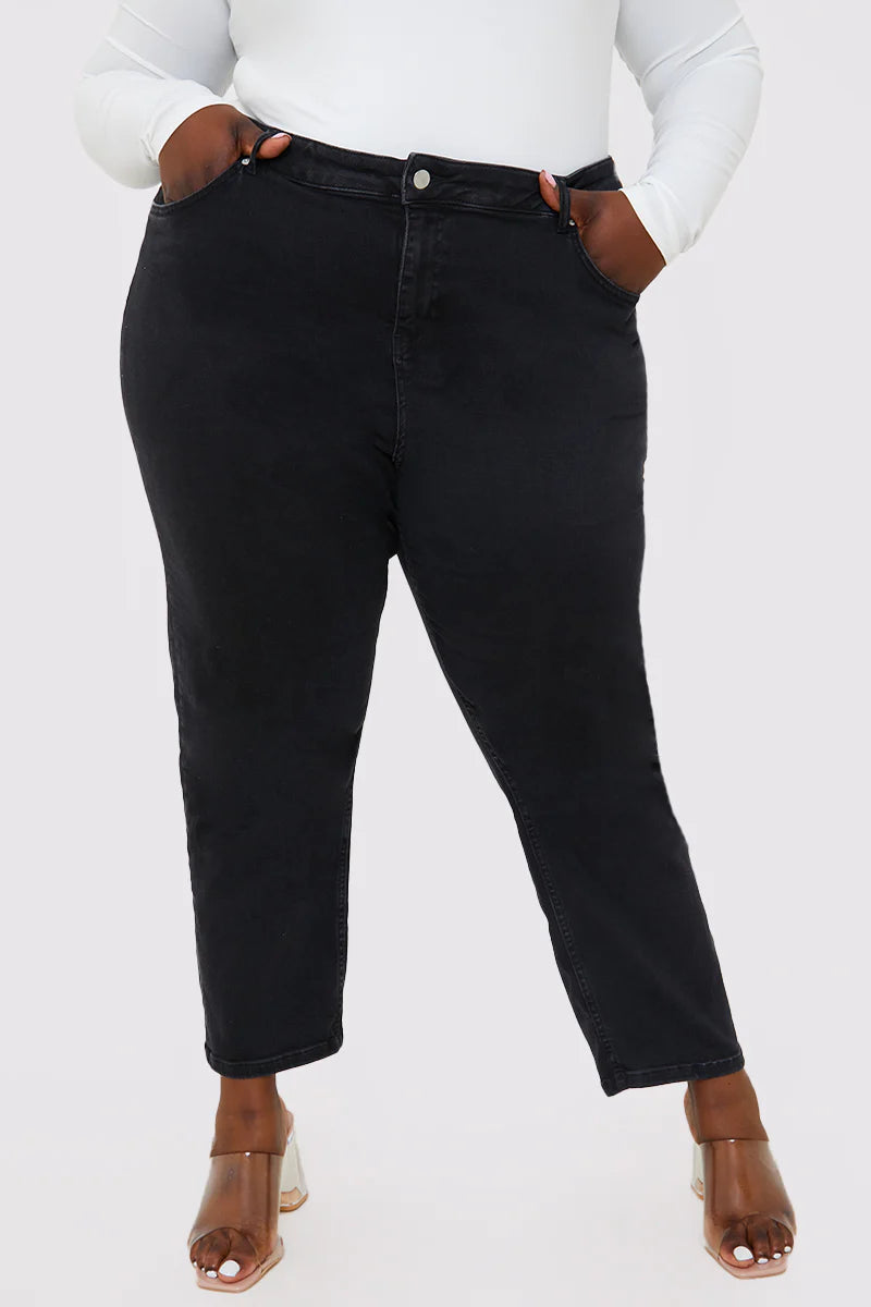 Stretch Straight Jeans