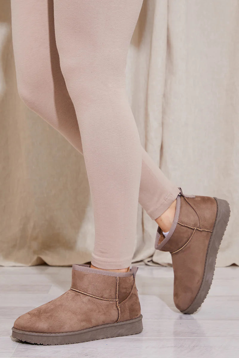 Mini Faux Suede Boot
