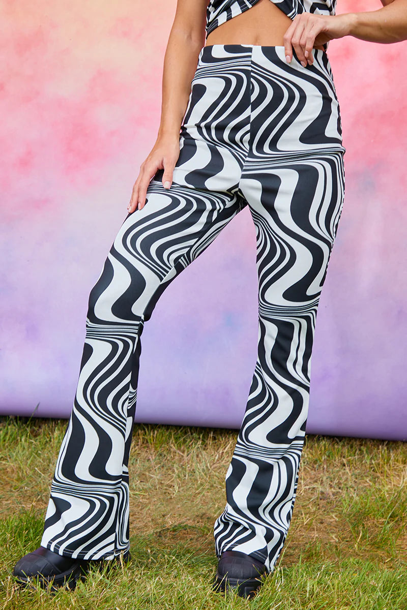Jersey Printed Flares