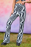 Jersey Printed Flares