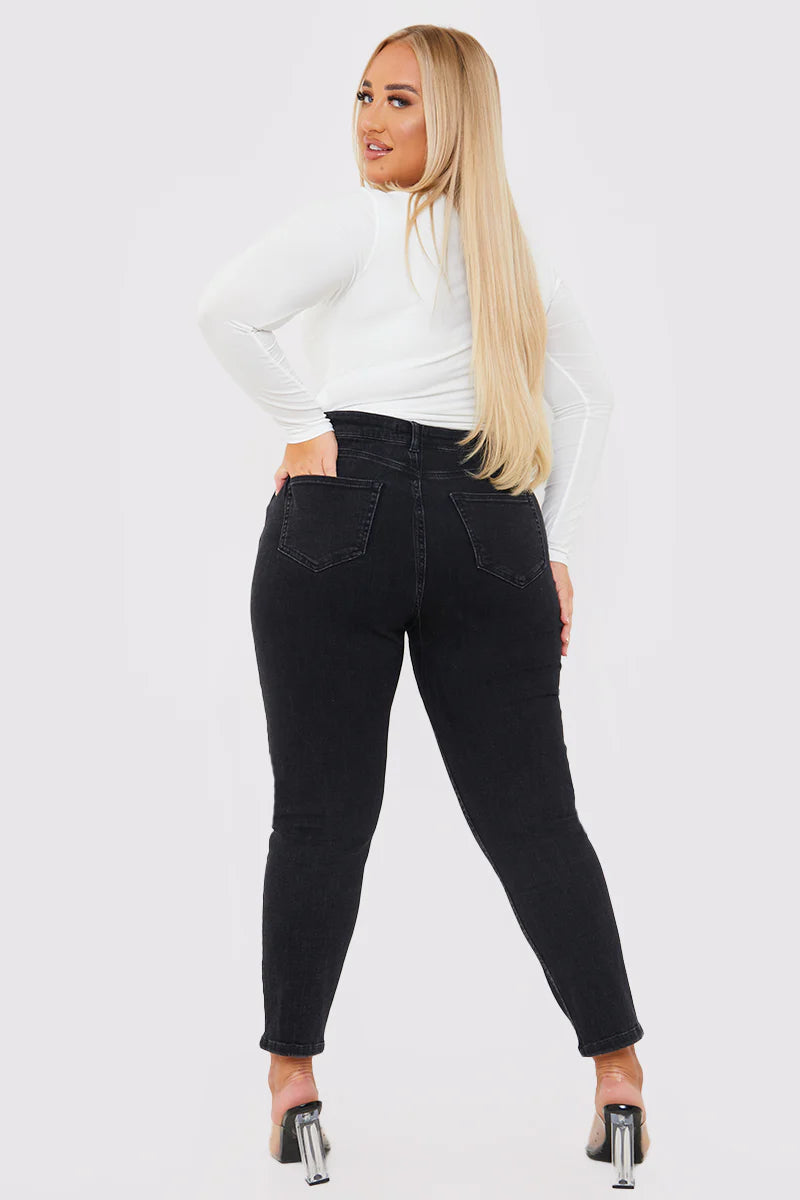 Stretch Straight Jeans