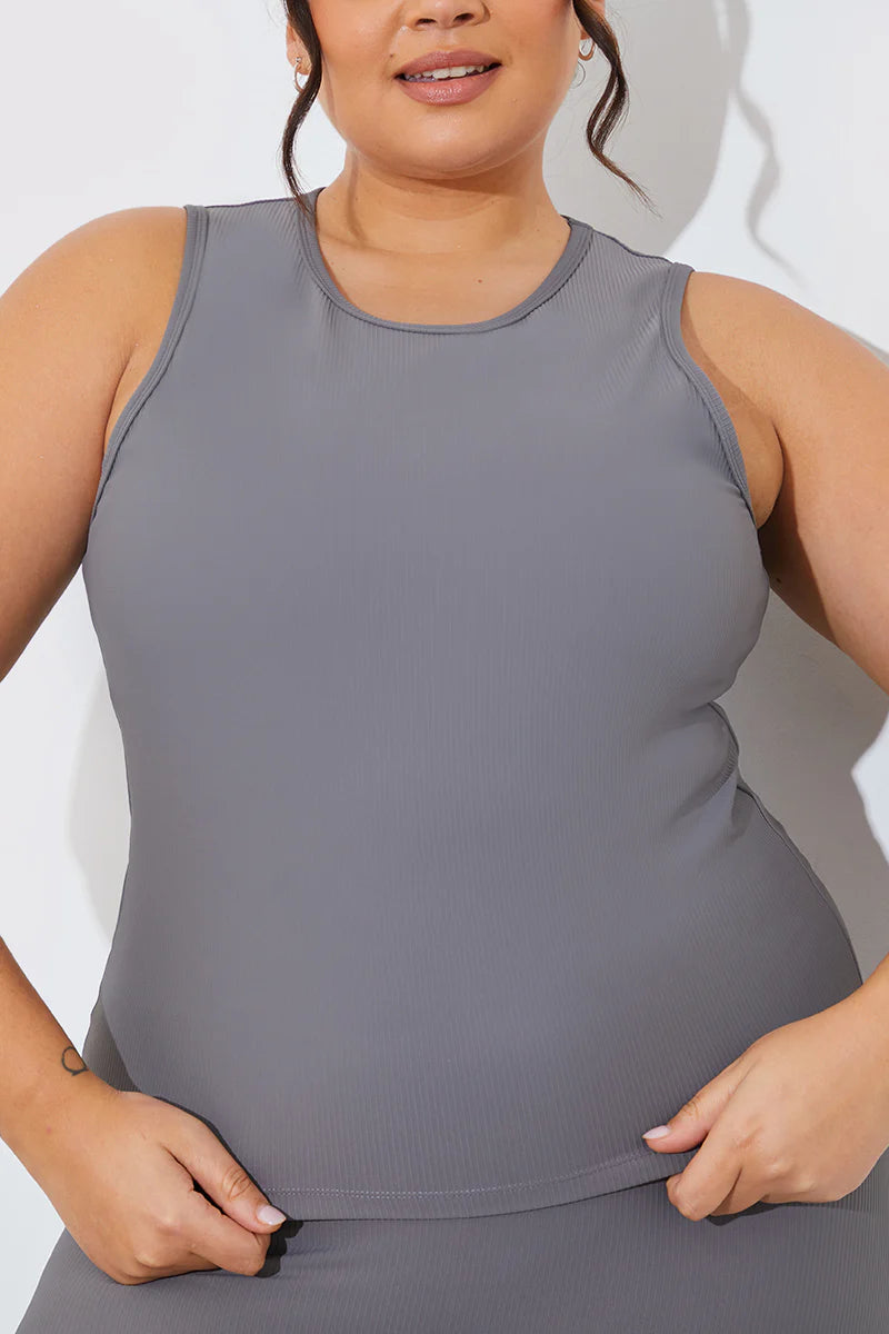 Active Sculpt Ribbed Fitted Sports Vest