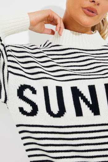 Stripe Sunday Knit Jumper