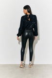 Perfect Sculpting High Waisted Leather Look Leggings