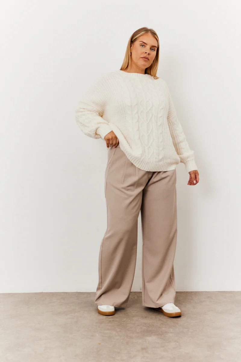 Adjustable Wide Leg Trouser