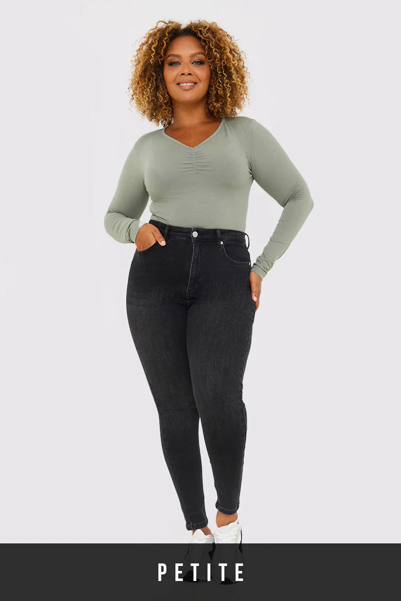 High Waisted Skinny Jeans