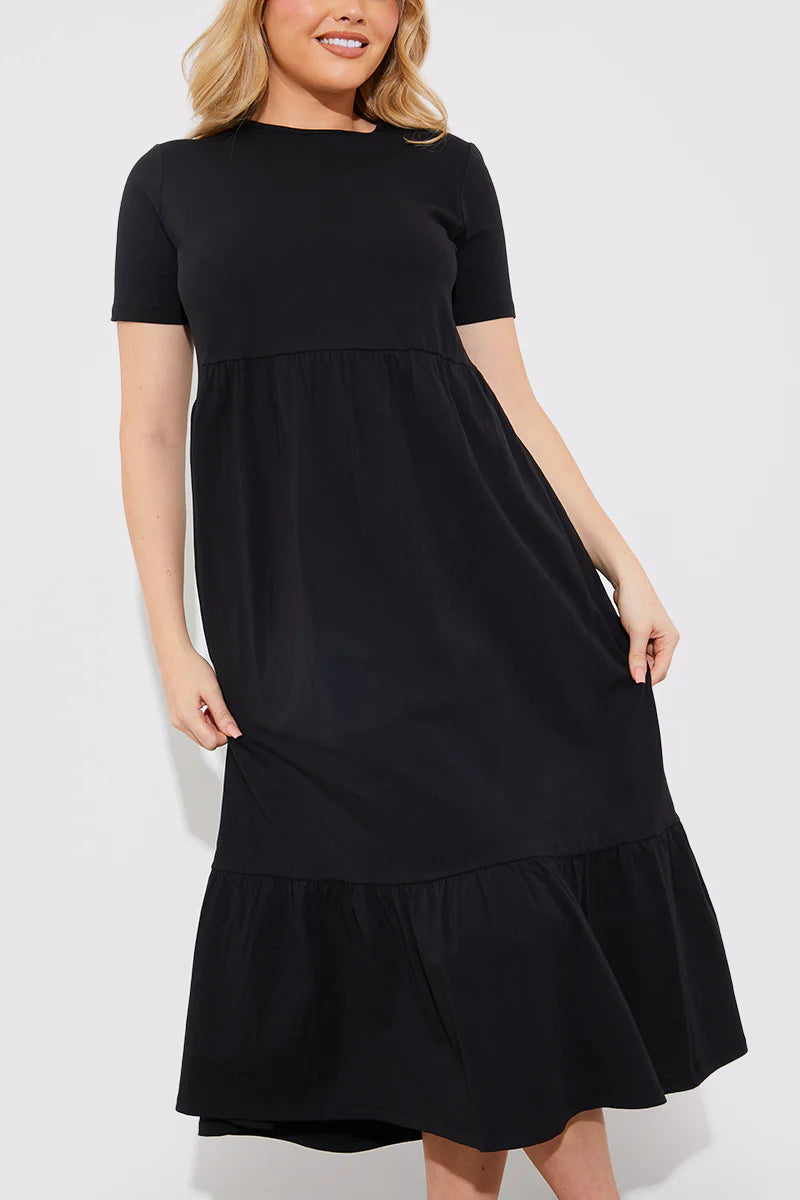 Smock Midaxi T-Shirt Dress