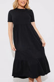 Smock Midaxi T-Shirt Dress