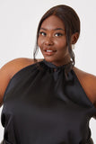 Satin Halter Neck Top