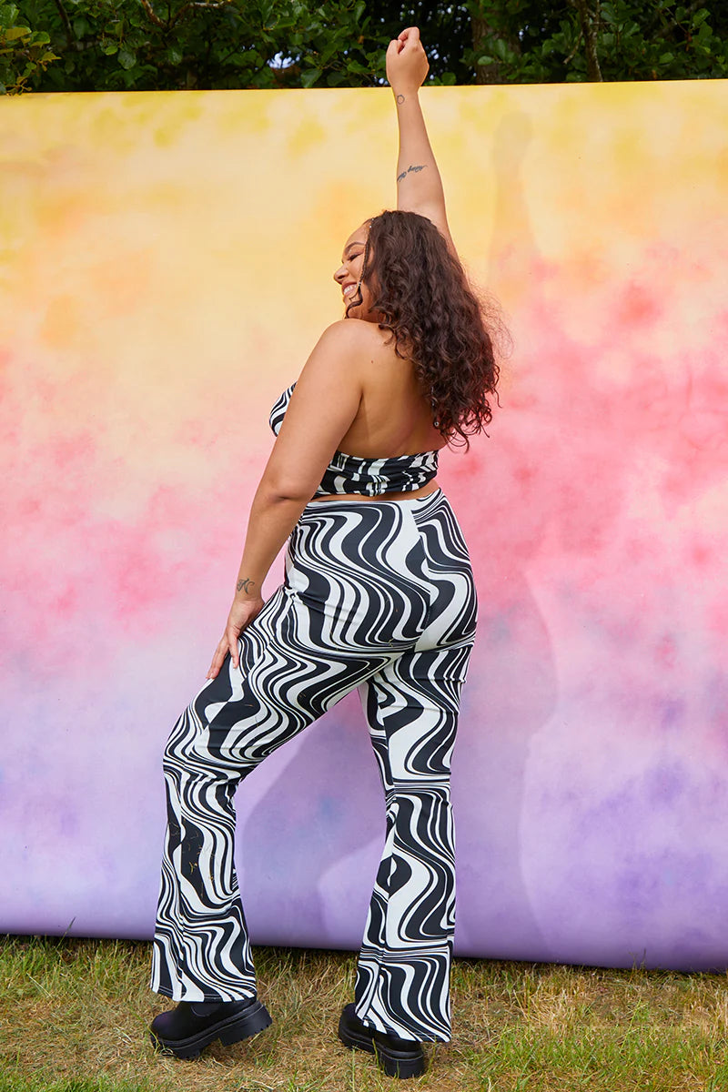 Jersey Printed Flares