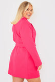 Tie Waist Blazer Dress