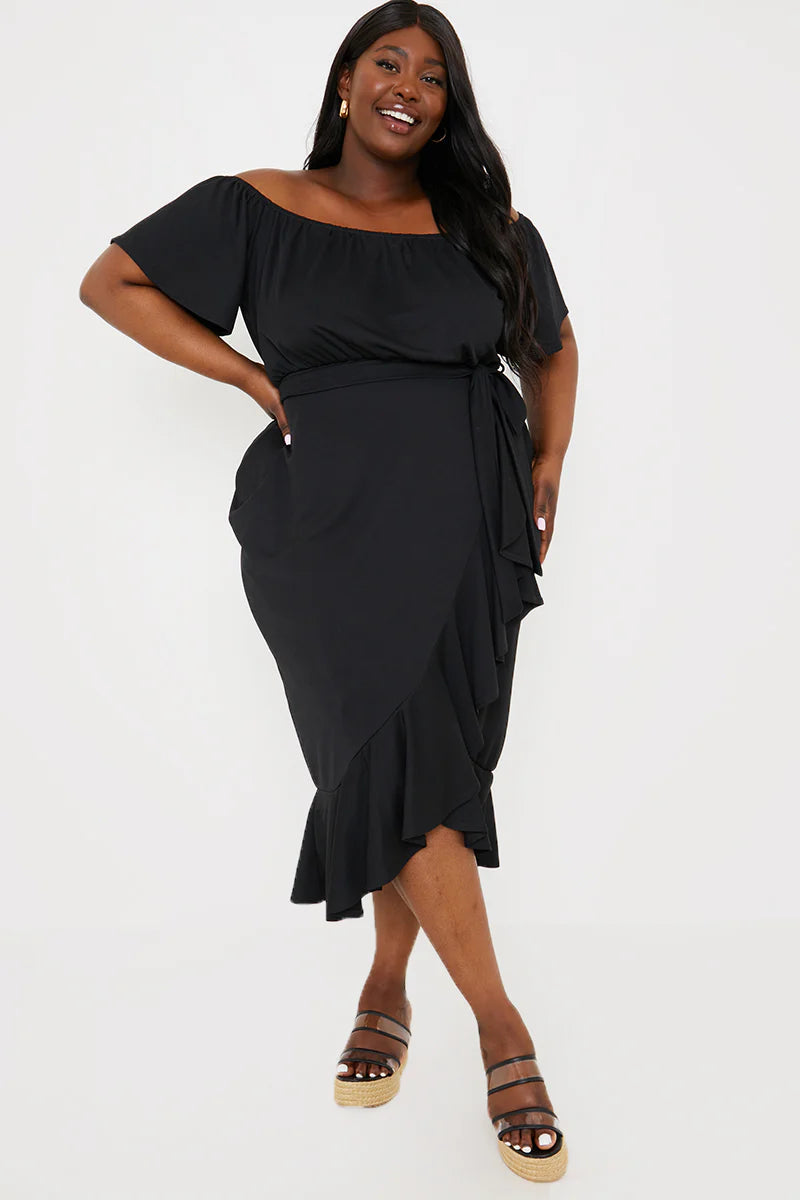 Sweetheart Neck Skater Dress With Pockets