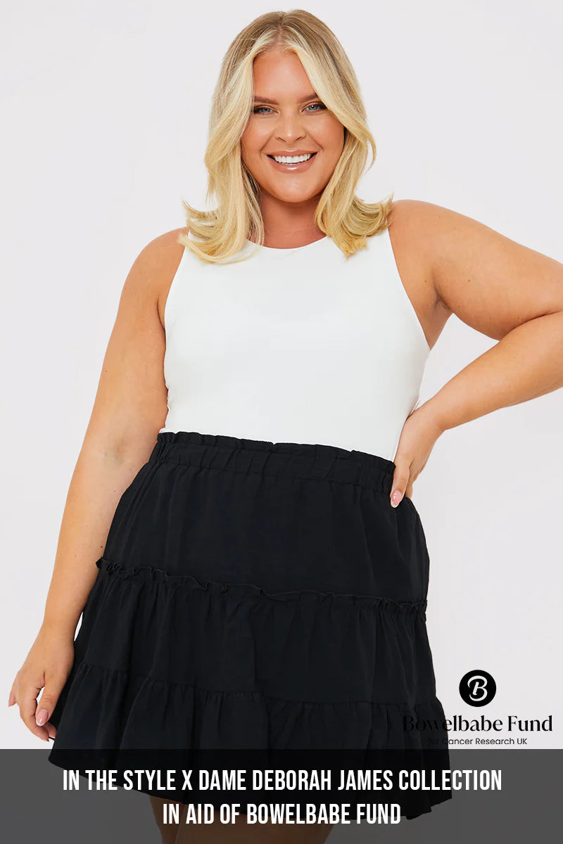 Frill Detail Volume Mini Skirt