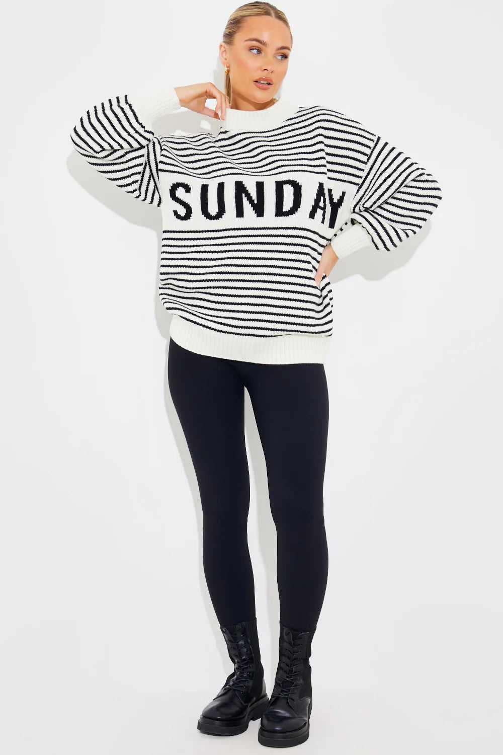 Stripe Sunday Knit Jumper