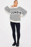 Stripe Sunday Knit Jumper