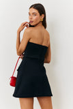 Bandeau Pocket Detail Mini Dress