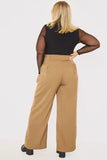 Pleat Front Straight Leg Trousers