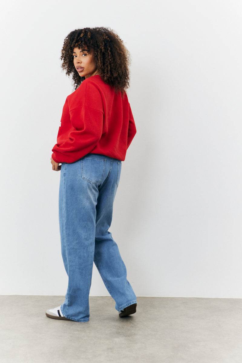 97 Printed Varsity Sweatshirt