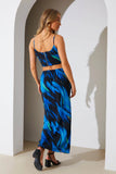 Abstract Print Maxi Co-Ord Skirt