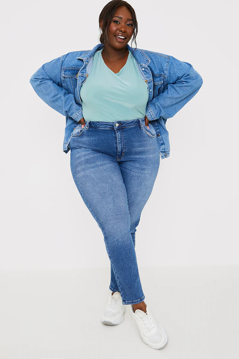 Stretch High Waist Skinny Jeans