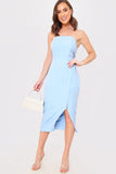 Bandeau Tailored Midi Dress
