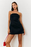 Bandeau Pocket Detail Mini Dress