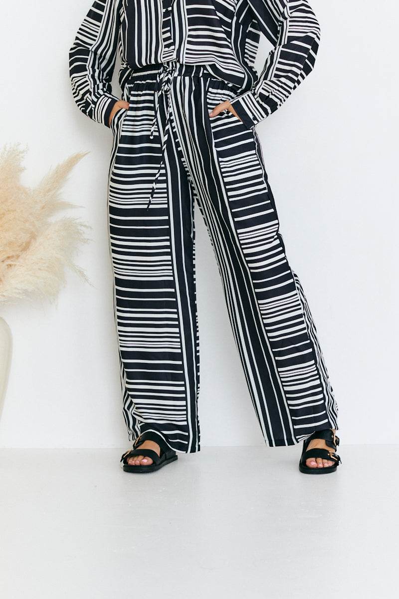 Abstract Stripe Co-Ord Trouser