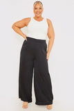 Satin Wide Leg Trousers