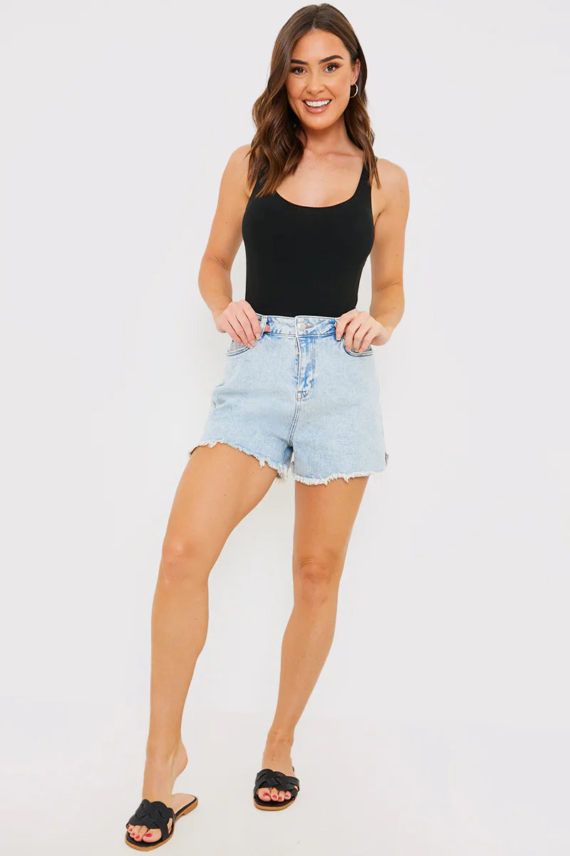 Slinky Scoop Neck Bodysuit