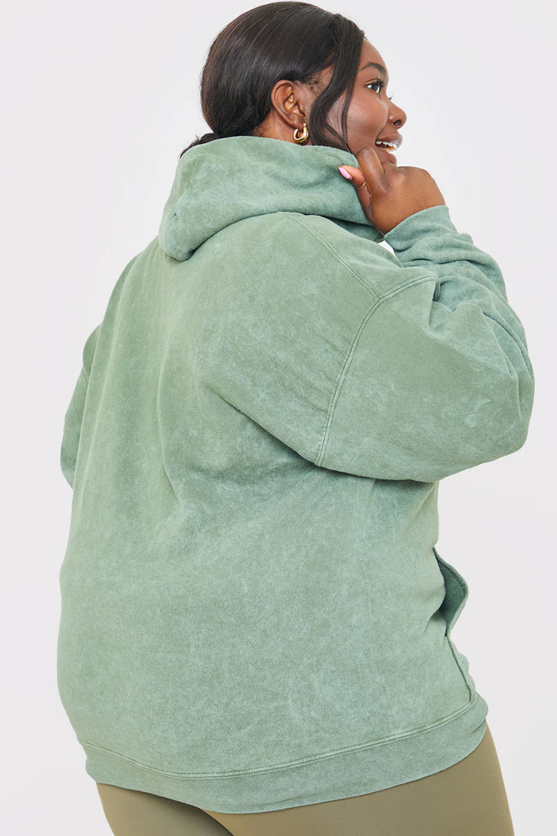 Calabasas' Acid Wash Slogan Hoodie