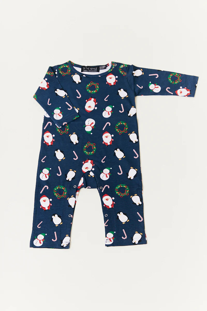 Babies Festive Print Matching Family Romper