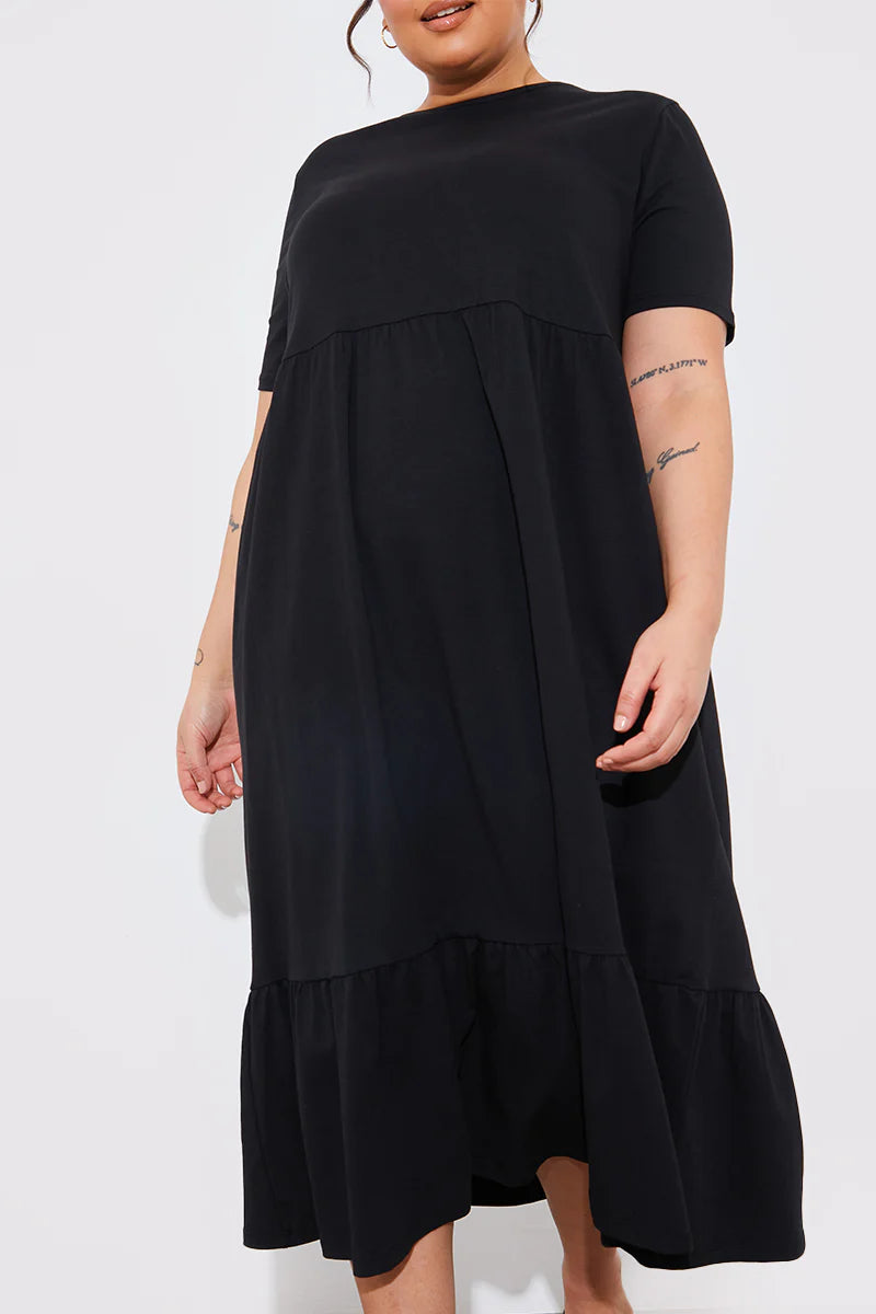 Smock Midaxi T-Shirt Dress
