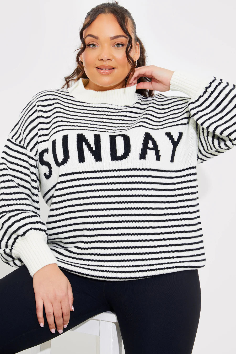 Stripe Sunday Knit Jumper