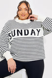 Stripe Sunday Knit Jumper