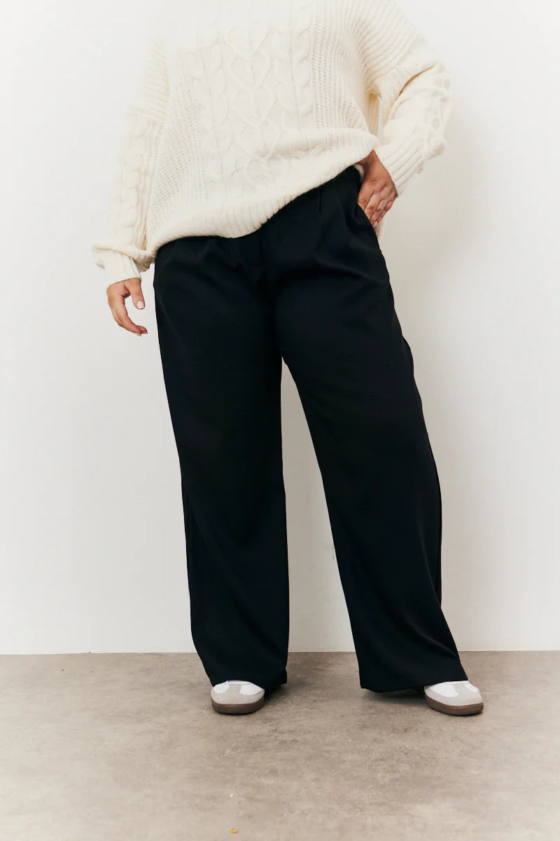 Adjustable Wide Leg Trouser