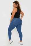 High Waisted Stretch Skinny Jeans