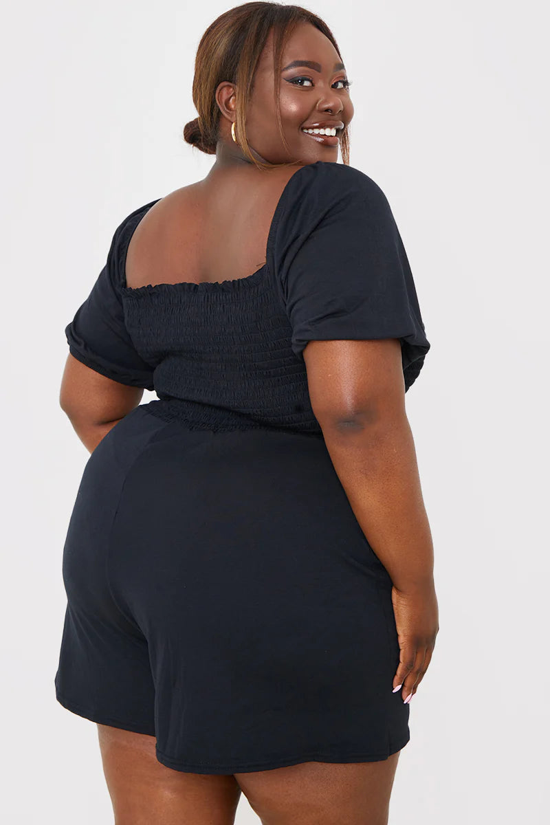 Shirred Bodice Playsuit