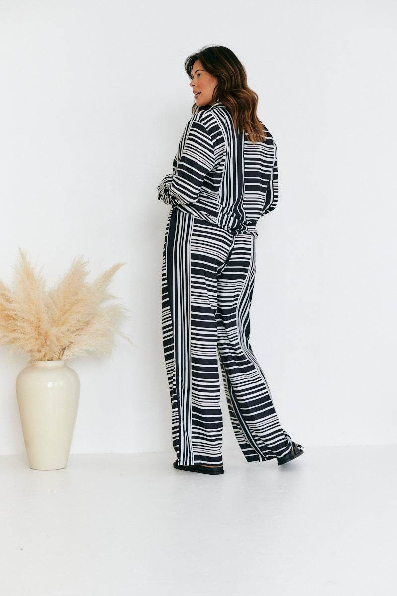 Abstract Stripe Co-Ord Trouser
