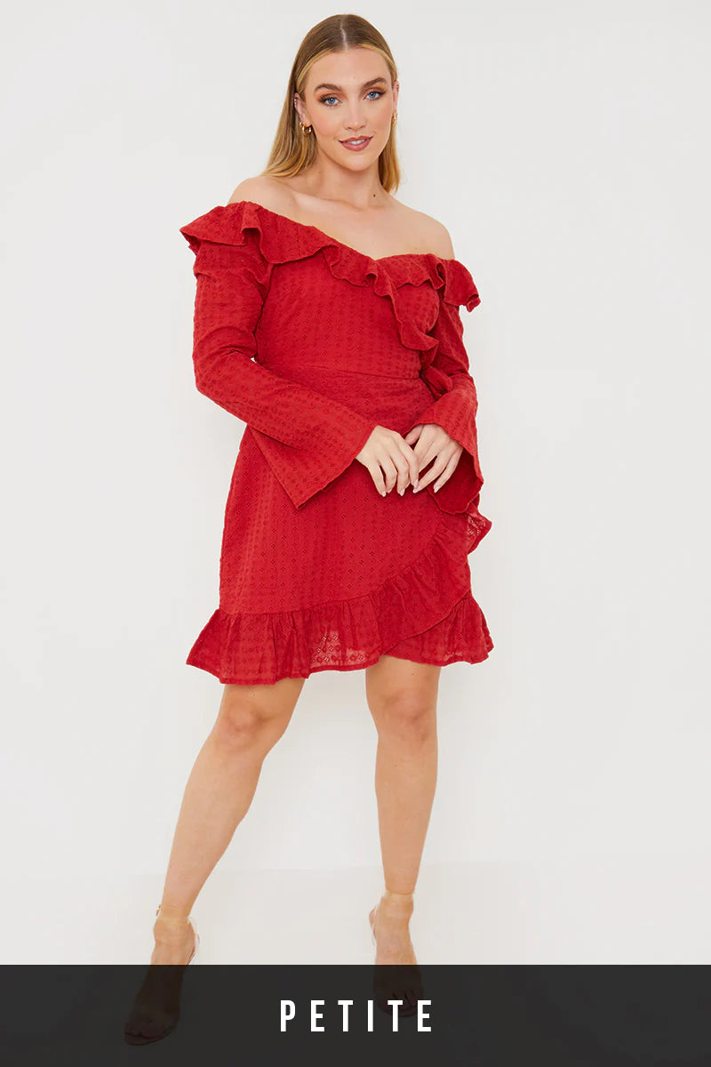 Bardot Broderie Anglaise Mini Dress