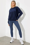 V-Neck Embroidered Sport Collective Jersey Sweater