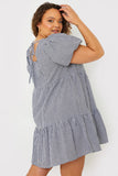 Puff Sleeve Tiered Smock Dress
