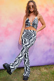 Jersey Printed Flares