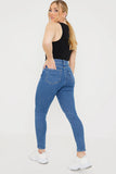 High Waisted Stretch Skinny Jeans