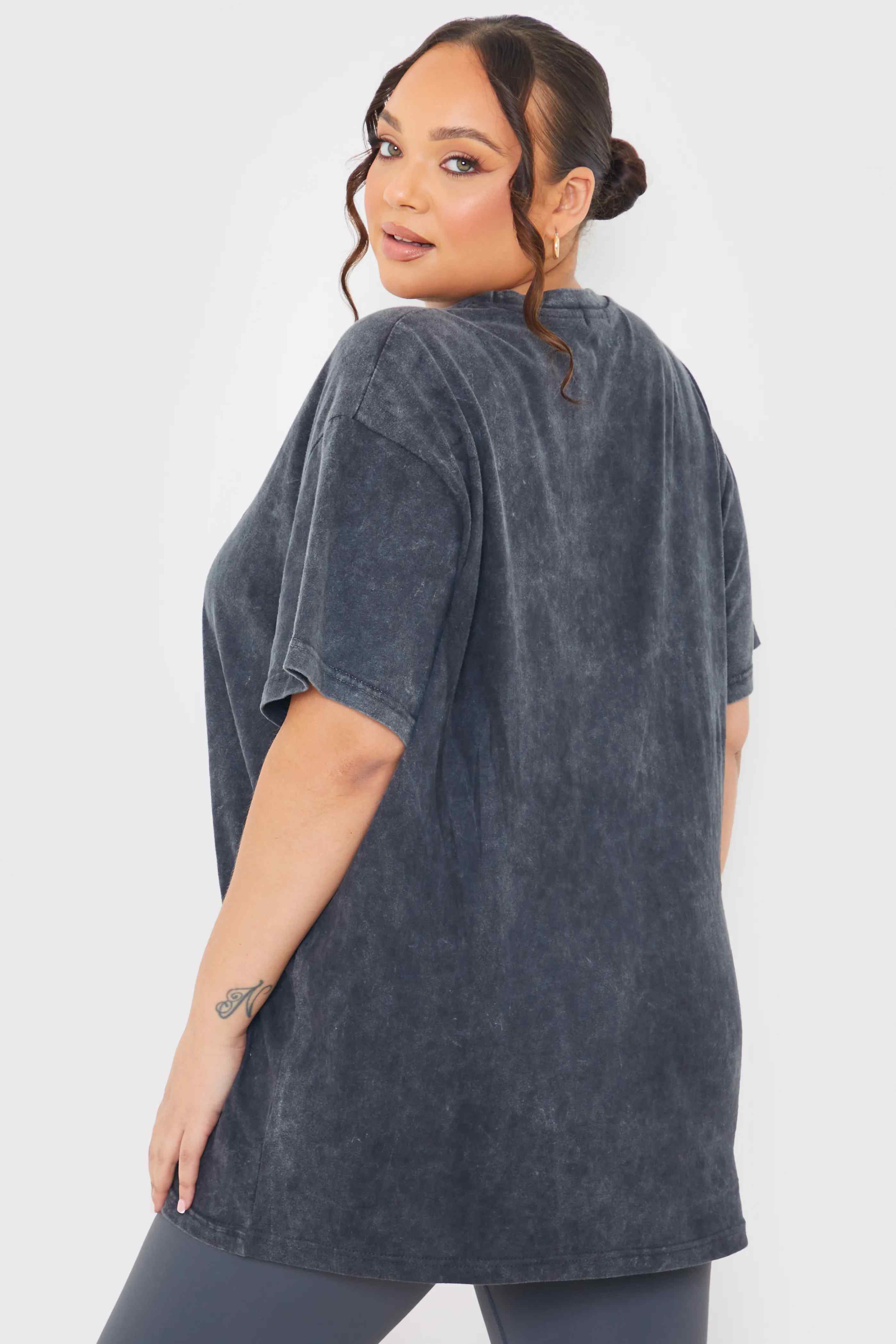 Colorado' Acid Wash Slogan T-Shirt