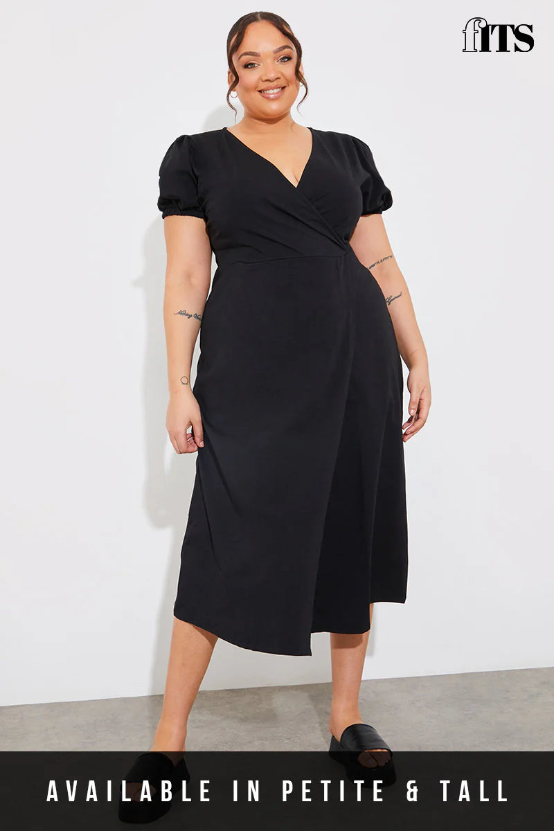 Wrap Midaxi Dress
