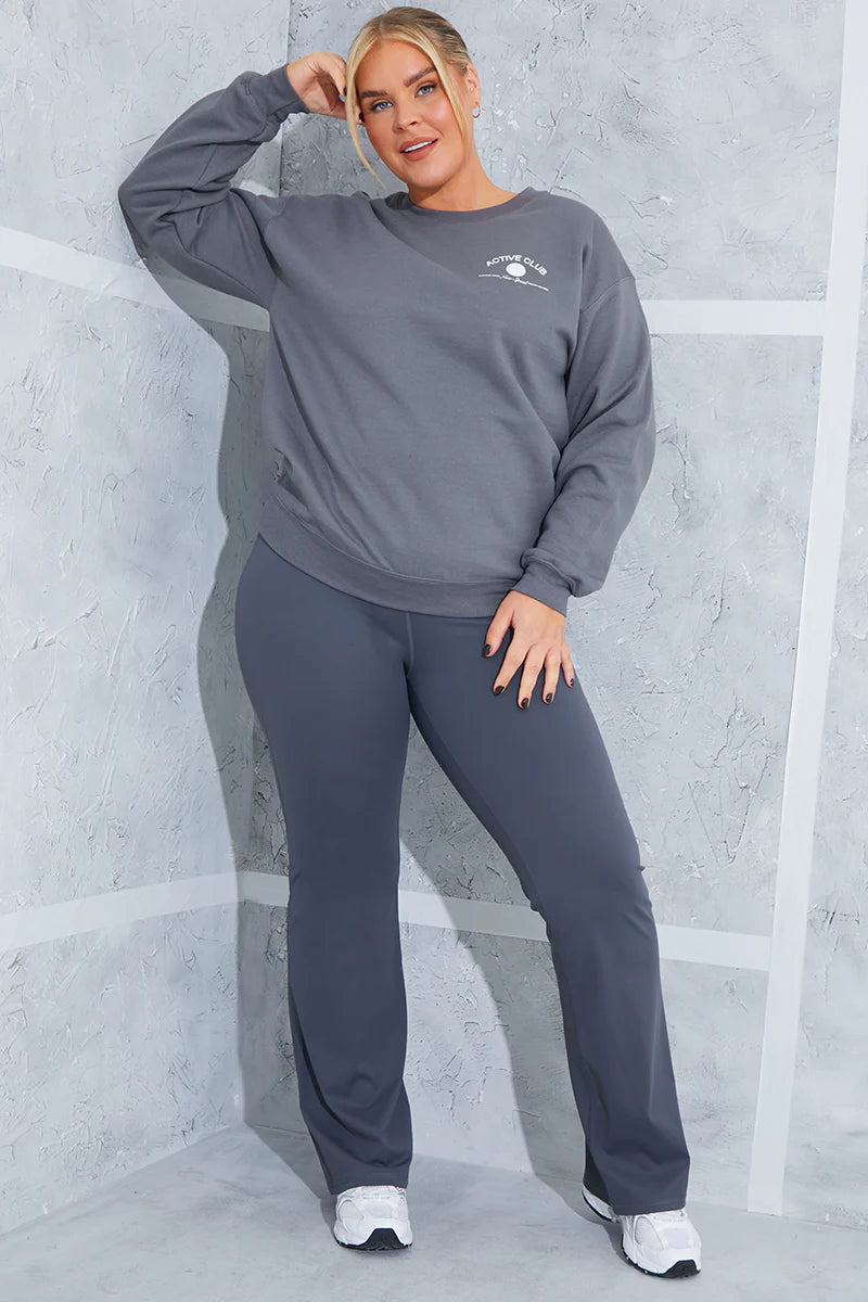 Active Graphic Oversized Sweat