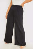 Satin Wide Leg Trousers